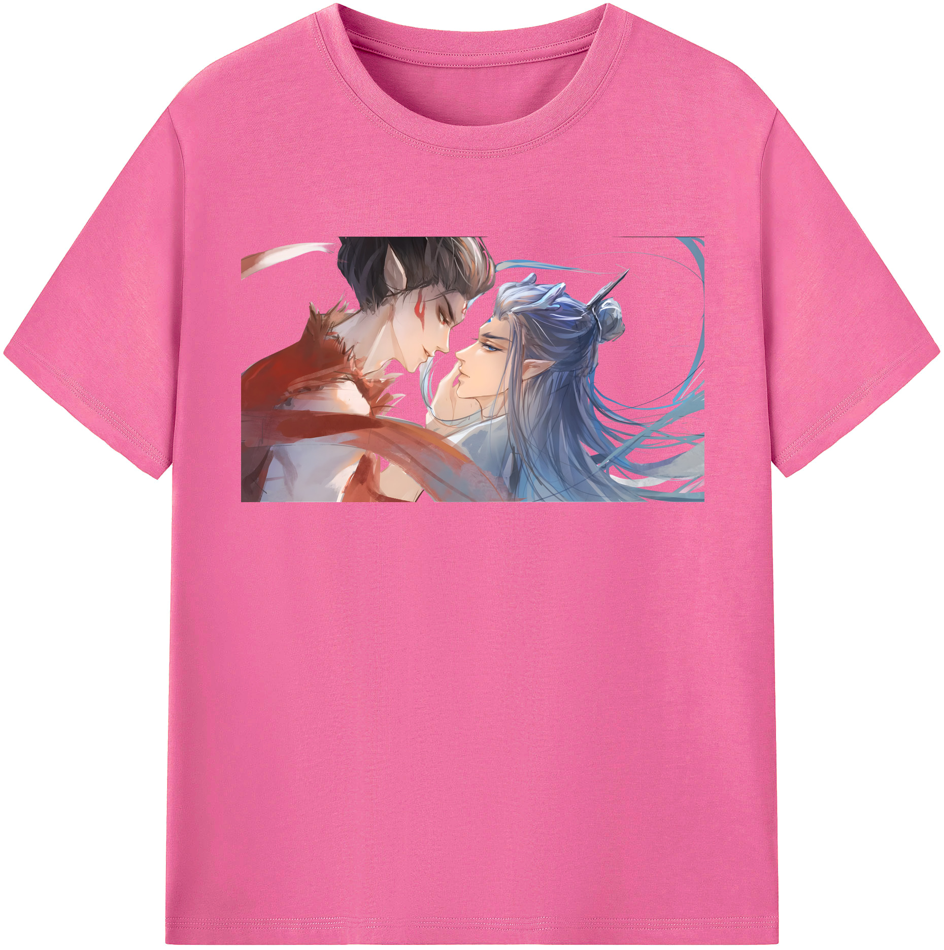 （画像用） Ne Zha 2 ナタ 魔童の大暴れ レディースカジュアルプリントTシャツ（綿100％）